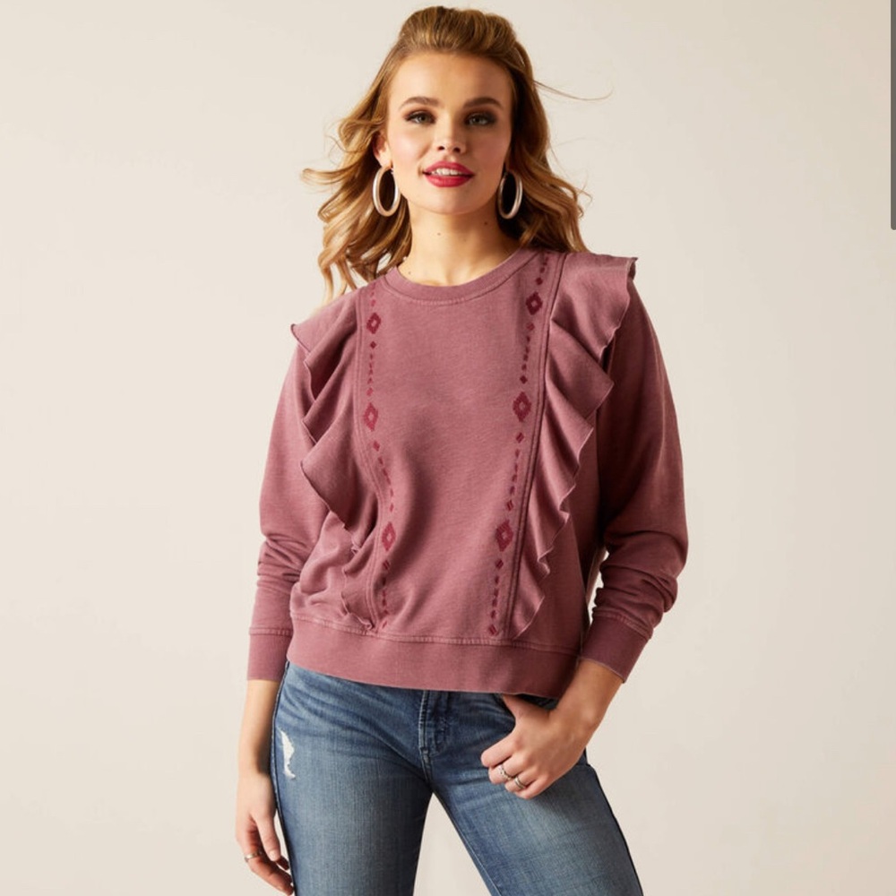 Ariat Women's‎ Twyla Ruffle Sweatshirt
